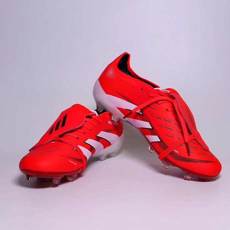 Q-2502 High Quality Mens Soccer Shoes Non-Slip Turf Soccer Cleats for Kids TF/FG Training Football Boots Chuteira Campo 35-45 4