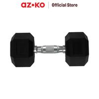 Gambar KINETIC DUMBBELL KARET HEXAGONAL 10 KG - HITAM dari AZKO ID Kota Administrasi Jakarta Pusat 1 Tokopedia