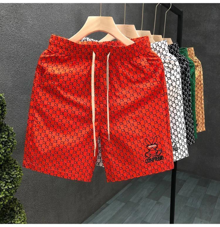 Product Introduction of Quần Đùi In Chữ, Chất Lượng Cao, Dành Cho Nam Giới, Quần Dài Đến Đầu Gối Mỏng Mùa Hè, Hàng Châu Âu Cao Cấp, Quần Giữa, Hàng Mới Về 2025 Menswear Pants 5