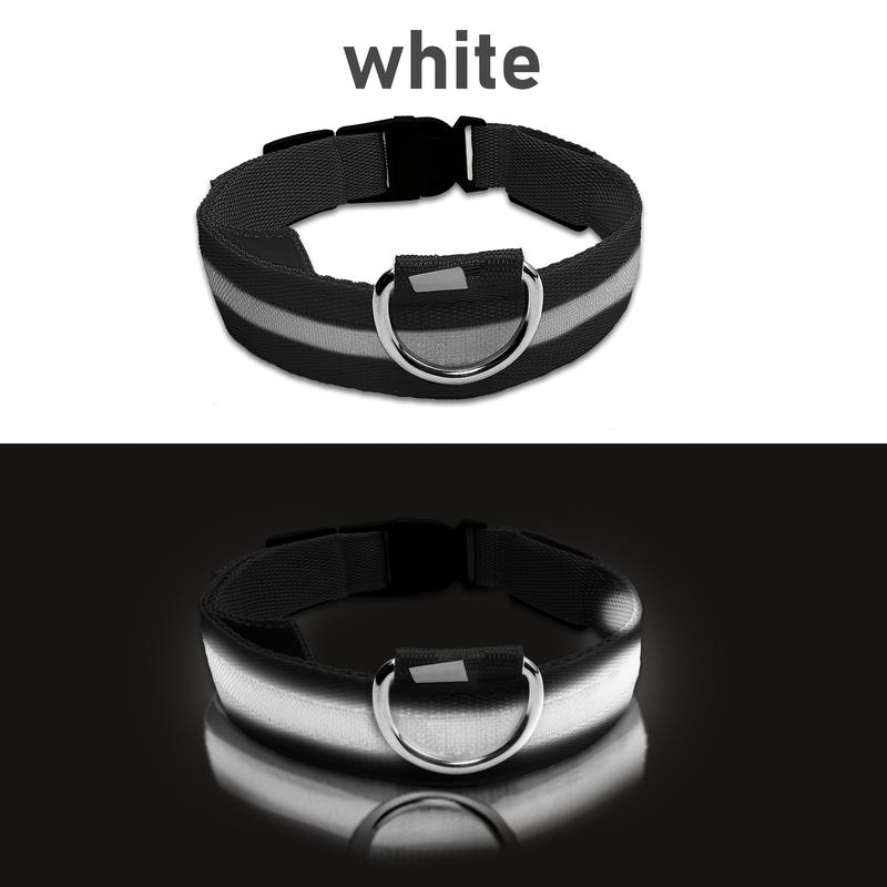 Product Introduction of LED luminous pet collar, suitable for small and medium-sized dogs - keep your pet safe and visible during nighttime walks, slightly waterproof 14
