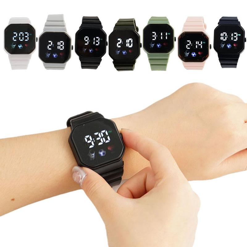 Electronic Watch For Men Digital Kids Watch Electronic LED Wristwatch ...