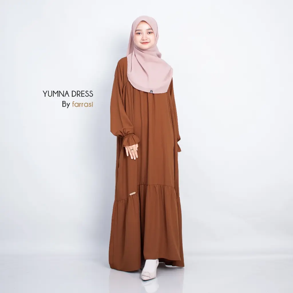 Farrasi Yumna Dress | Dress Muslimah