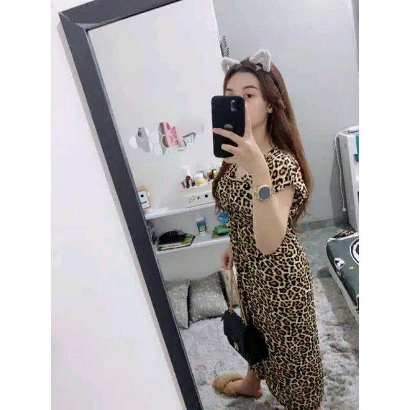 PROMO daster macan serut tali tengah standart 1
