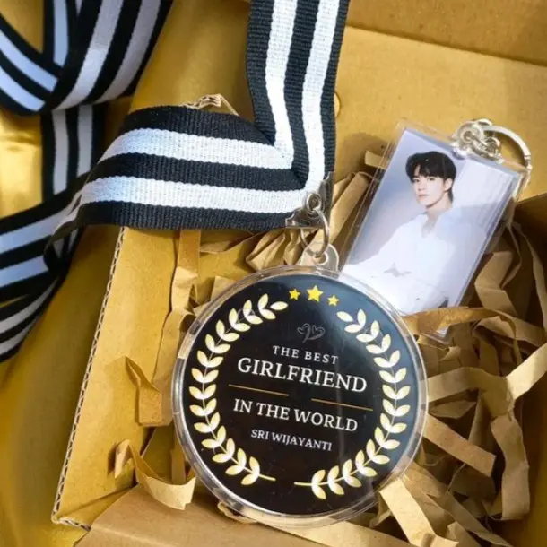 Medali Custom Best Award Boyfriend Ever Best Mom Ever Kado