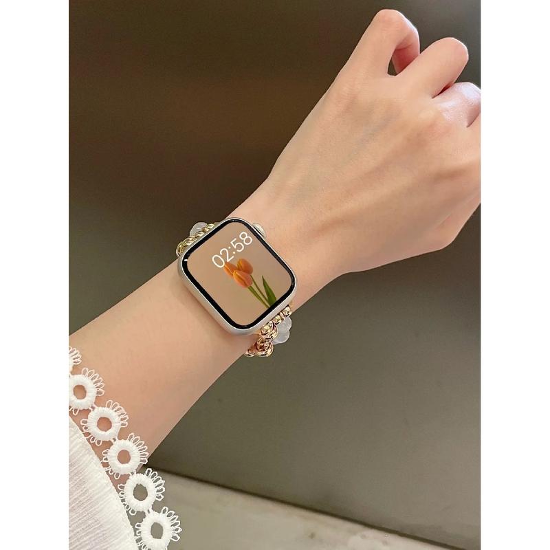 Product Introduction of AppleWatch, ลูกปัดโอปอลสไตล์คลาสสิก, สายโลหะ, เหมาะสำหรับรุ่น Iwatch89 และ Se, สำหรับผู้หญิง 5