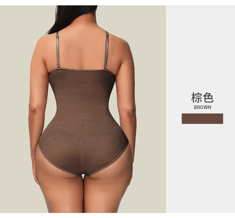 Product Introduction of Wireless One-Piece Bra European and American Style Sexy Bra High Elastic Fabric Three-Dimensional Chest Support Shaping Body Shaping Abdomen Control Shapewear Womenswear 4