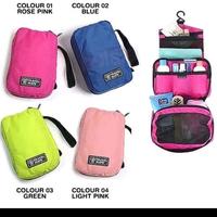 Gambar tas perlengkapan mandi / Travelmate toiletries bag organizer waterproof / tas perlengkapan mandi dari Lologrosir Kota Administrasi Jakarta Barat 4 Tokopedia