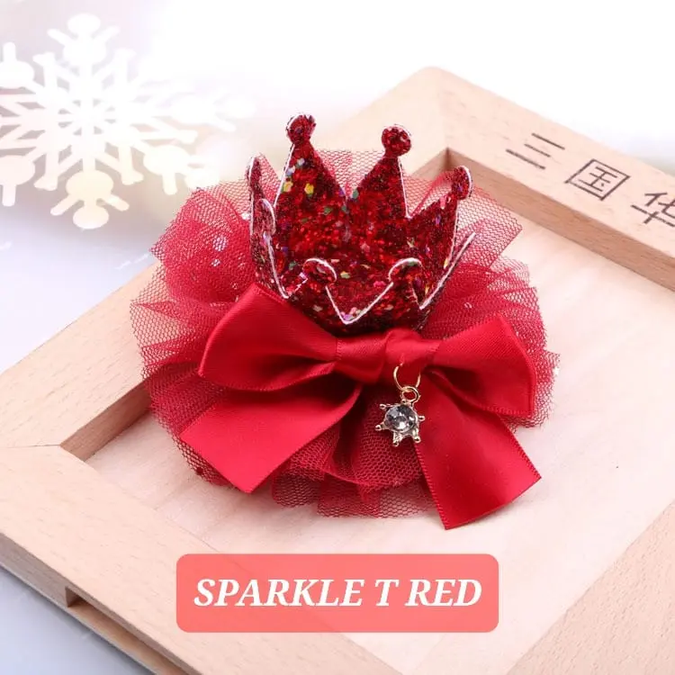 BAJUKIDDIE SPARKLE TIARA CLIP JEPIT RAMBUT MAHKOTA ANAK AKSESORIS KOREA PRINCESS ULANG TAHUN PESTA Fashion 2