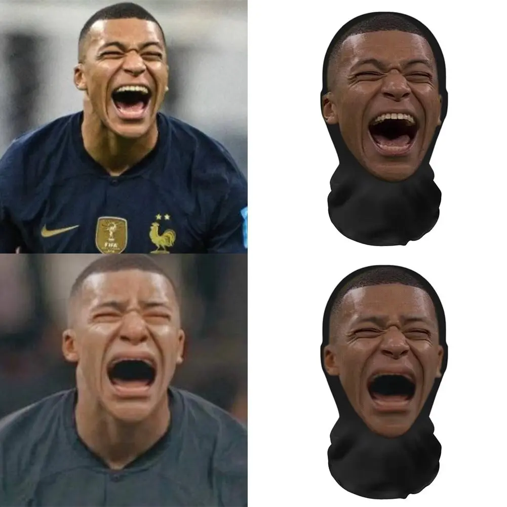 Mặt Nạ 3D, Kiểu Người Nổi Tiếng, Kẹp Tóc Mũ Đội Đầu, Có Cristiano Ronaldo, Mbappe Và Neymar, Thích Hợp Cho Các Bữa Tiệc Vui Nhộn Biểu Diễn