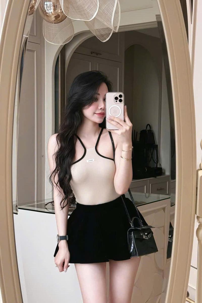 Product Introduction of Q18- Áo 2 dây nữ chất cotton mềm mại mặc đi ngủ được có 2 màu từ 40-70kg 2
