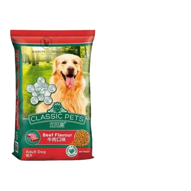 [COMBO 9 GÓI] Thức ăn dạng hạt cứng Classic pets Adult vị thịt bò 400g cho chó trưởng thành 2