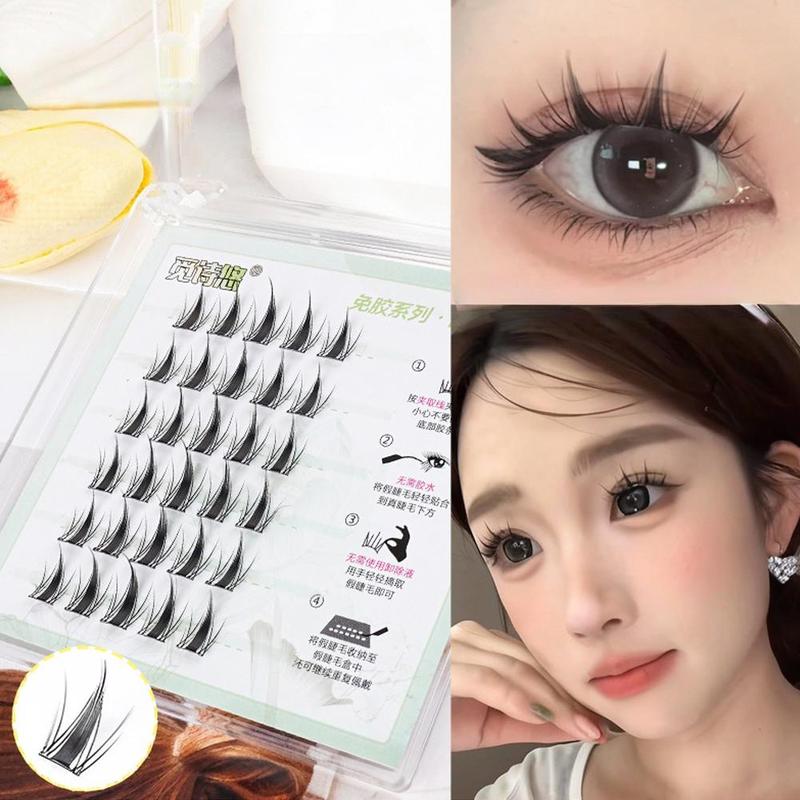Product Introduction of 【No Need Glue!】glue-free Eyelashes Extension Self-Adhesive Reusable Softer Lashes False Eyelashes Makeup 22