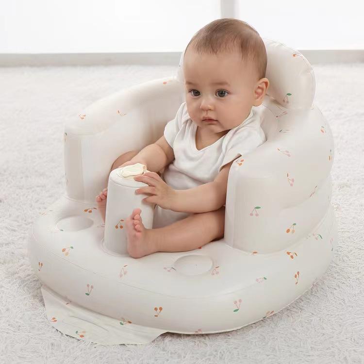 Cute bear baby training chair with pump in mother and child 4