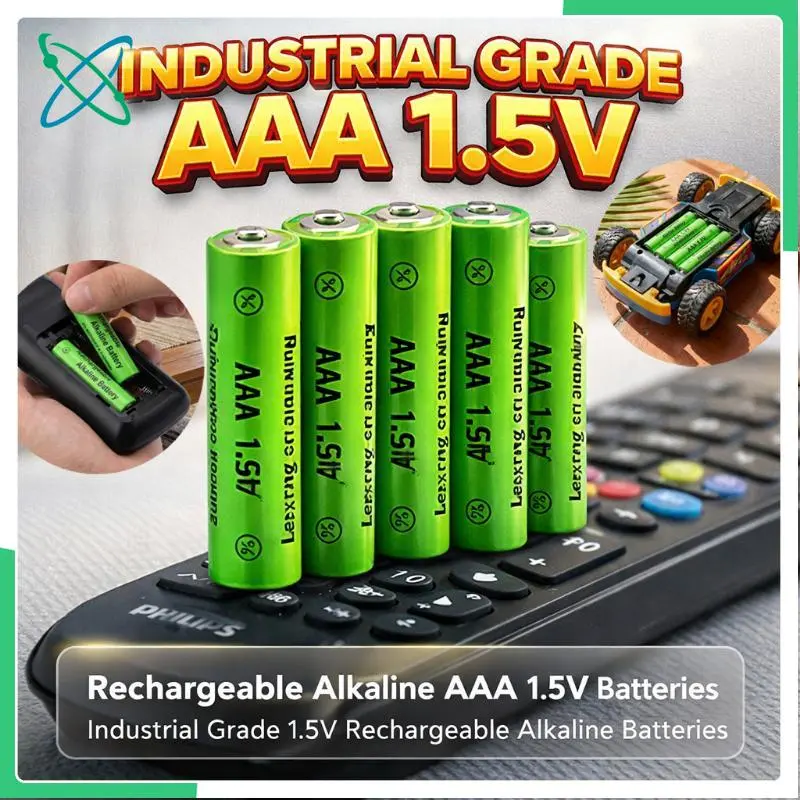 4pcs High Capacity 1.5V 3000mAh Rechargeable AA/AAA Batteries ...