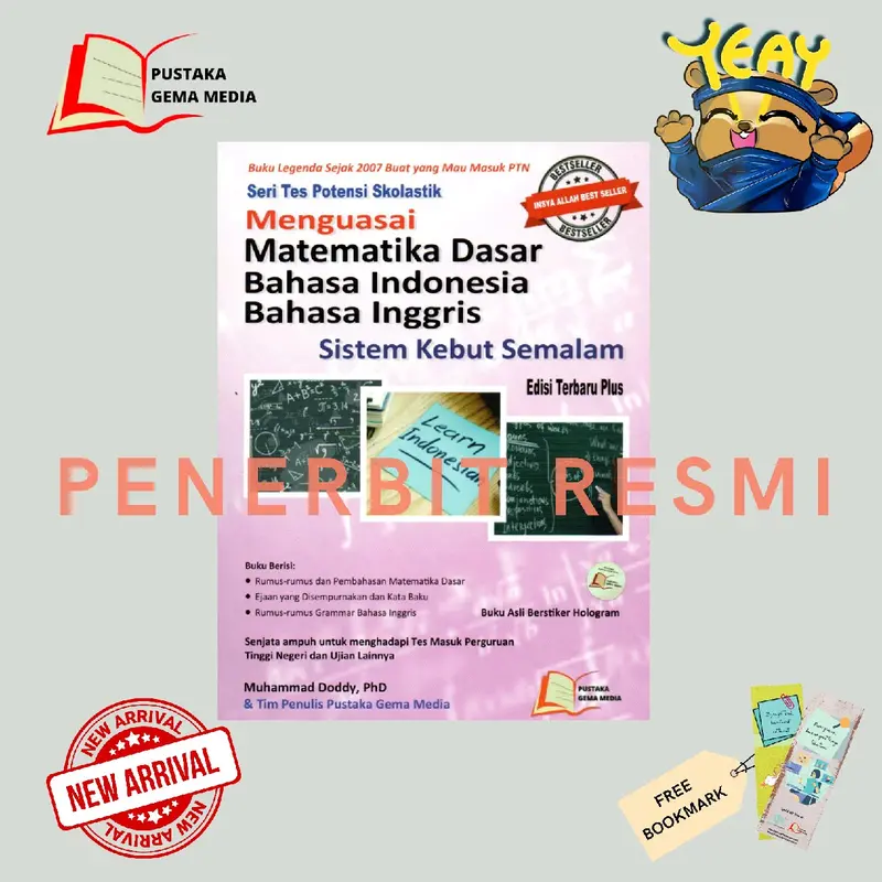 Seri Tes Potensi Skolastik:  Buku SKS Menguasai Matematika Dasar, Bahasa Indonesia, Bahasa Inggris Special Edition Soft Cover 1