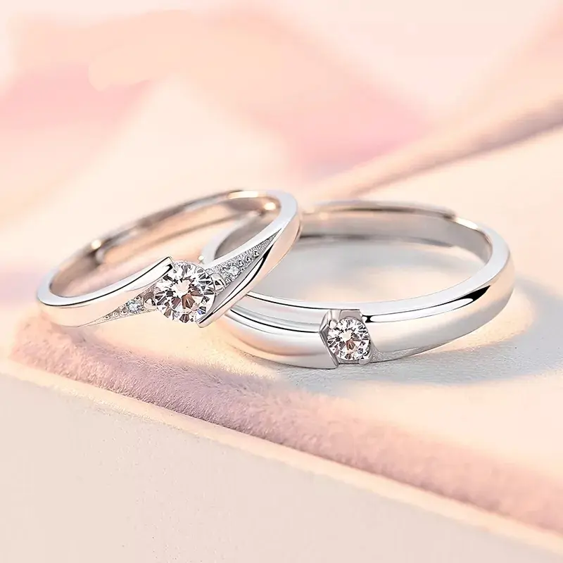 Cincin Couple Perak E Pernikahan Pertunangan