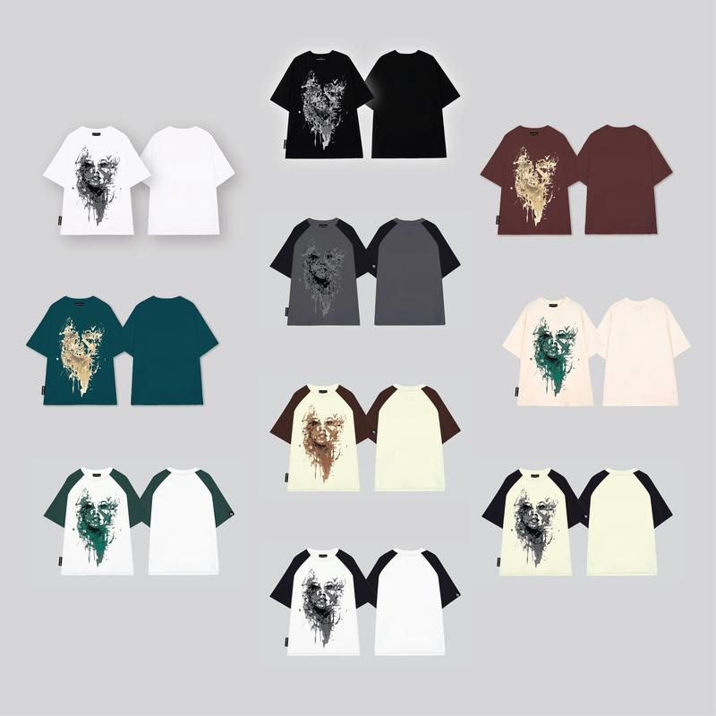 TẶNG HỘP GIẤY CAO CẤP ÁO THUN T-SHIRT CỔ TRÒN UNISEX NAM NỮ FORM ÂU RAGE OF THE SEA ROTS STUDIO - "VISION AI"