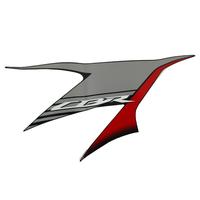 Gambar Sticker Body Kanan Honda CBR 150R K45R 86643K45A20ZA - Grey, Merah, Cover Body dari Honda Cengkareng Kota Tangerang 1 Tokopedia