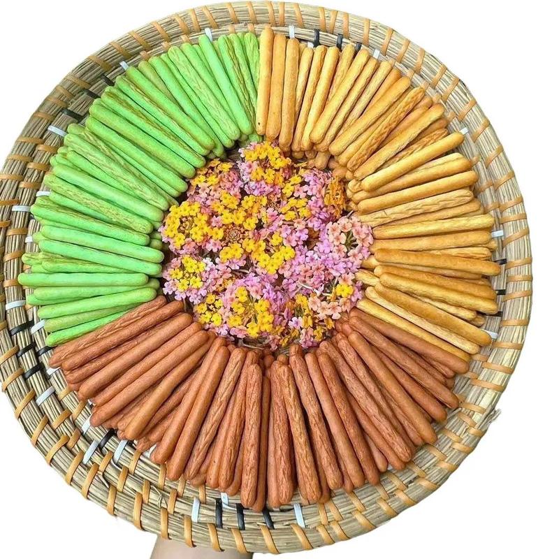 Bánh quy đũa siêu ngon vị tự chọn 1Kg - Bánh que củi - Món ăn vặt Snack Food Thức Ăn