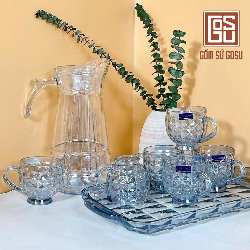 GOSU Bộ Bình Cốc Chất Liệu Thủy Tinh Sang Trong Lịch Sự An Toàn