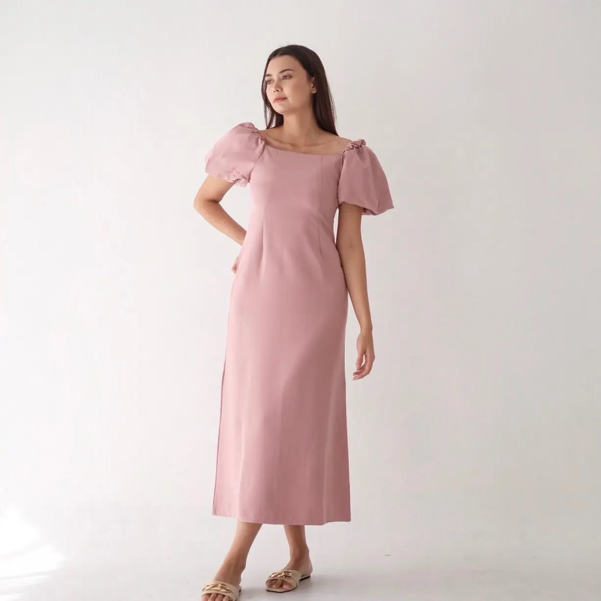 Helena Dress Import Bangkok Panjang
