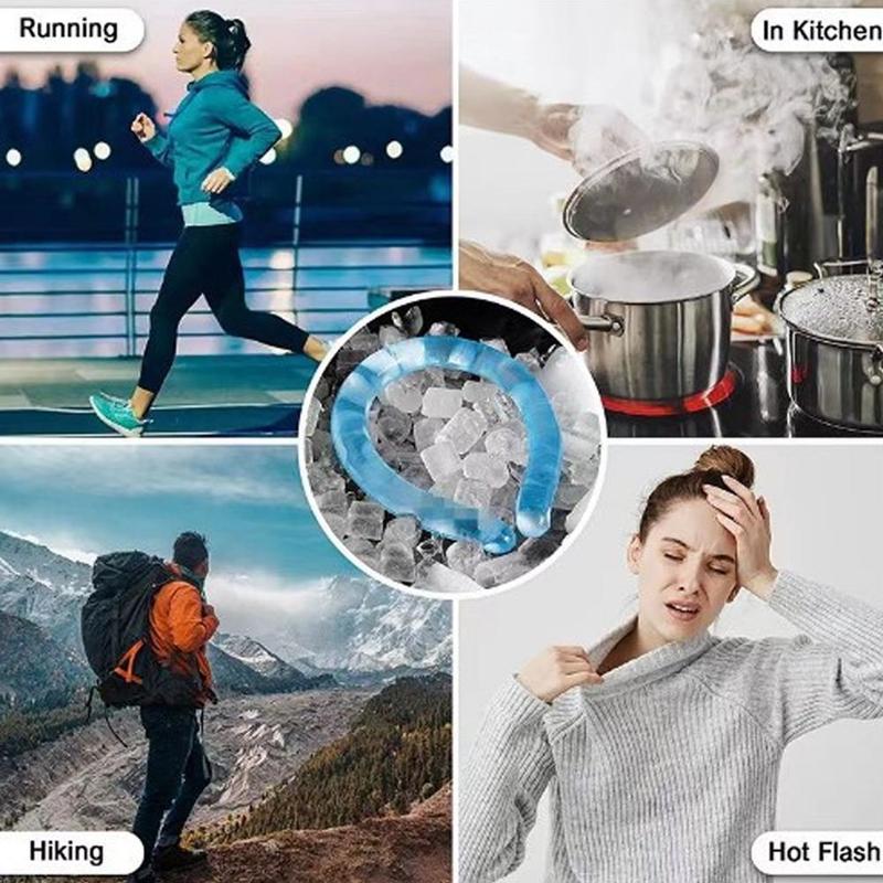 Product Introduction of Halter Ice Pack Neck Collar Summer Heatstroke Prevention Hanging Cooling And Sports Ice Bag Q9J6 37