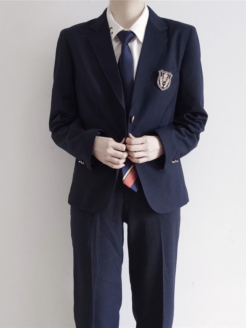 Product Introduction of Dk Uniform Set Casual Suit Men's Suits Pu Shuai College Student Small Suit Men and Women All-Matching Jk Business Attire Coat Menswear Overalls Lingerie Formal 27