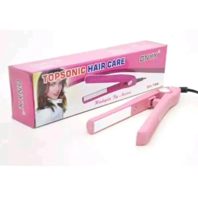 CATOKAN RAMBUT MINI PINK lurus curly 0