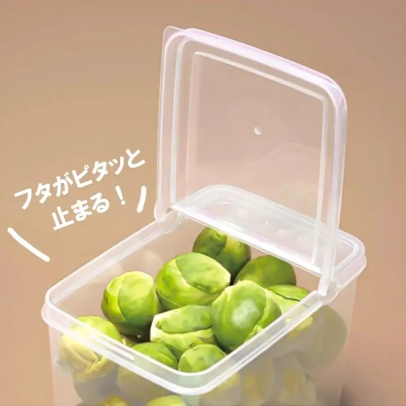 Hộp đựng thực phẩm SANADA Nhật Bản nắp mở đứng nhiều size nhựa PP cao cấp, an toàn cho sức khỏe 4