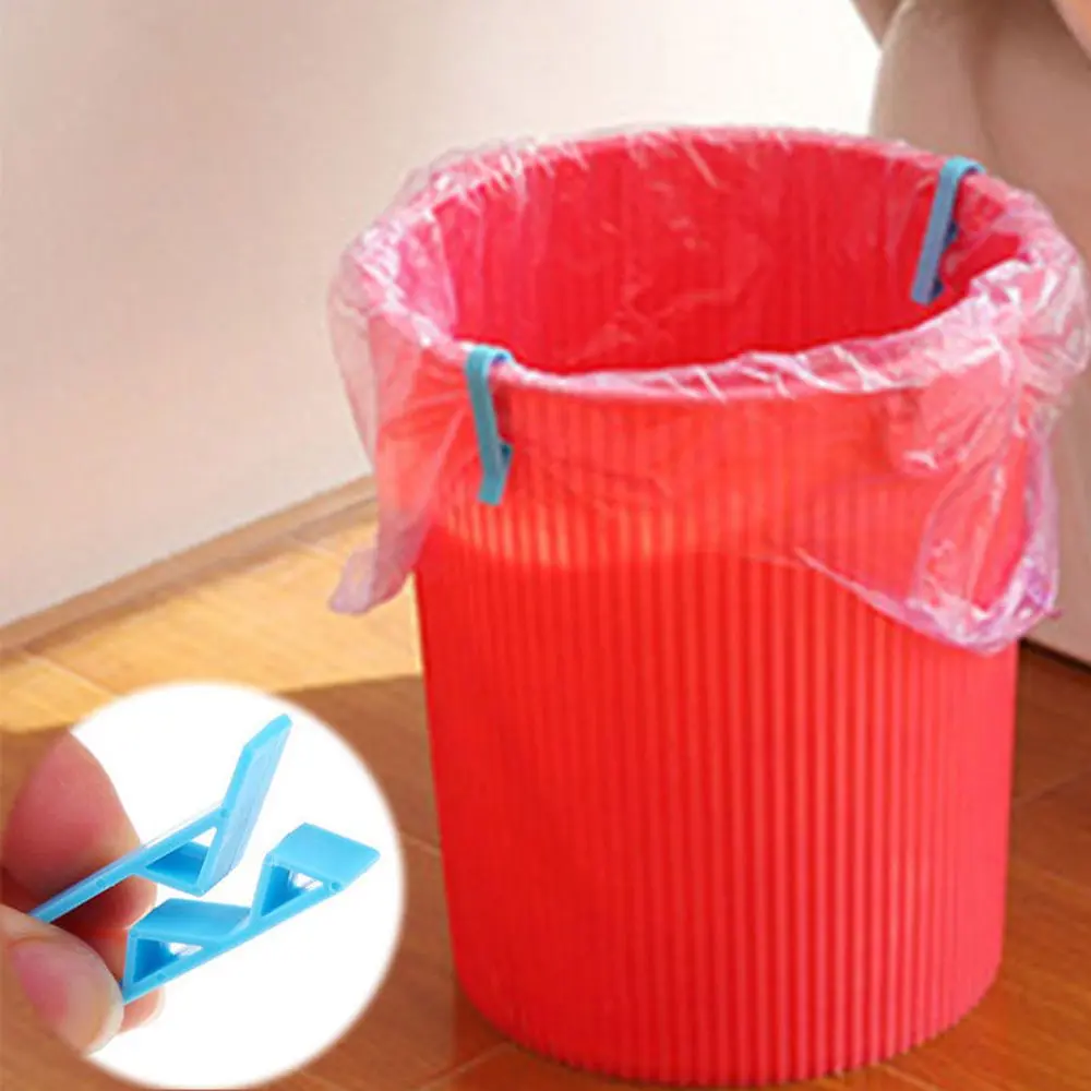 Rubbish Bag Practical Waste Basket 4pcs Clip Clamp Anti-Slip