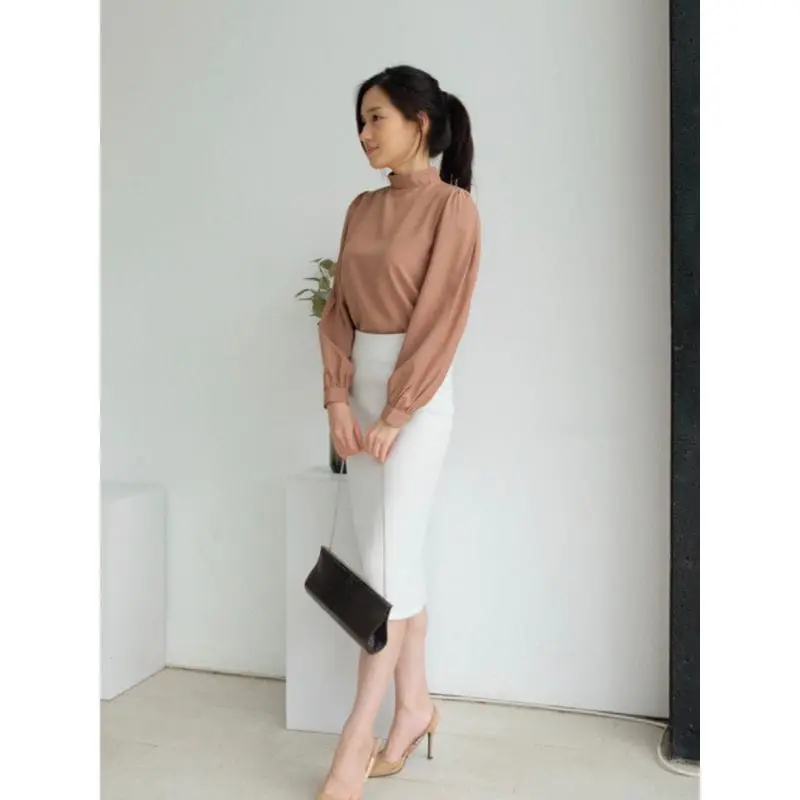 DIANS - Rok Kerja Pendek Wanita Span 3/4 Bahan Formal Kantor Pendek Rok Span Kantoran Slim-fitting Hitam Pendek Casual Pesta Mini Panjang Dewasa Putih Basic Cewek Stretch rok  span Bawahan Scuba Simple Shakila Remaja rok  midi  wanita mini  skirt 3