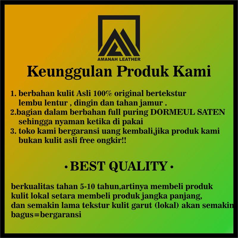 Product Introduction of Jaket Kulit Domba Asli Garut Pria 100% original- Garansi Uang Kembali Jika Terbukti bukan asli kulit 3