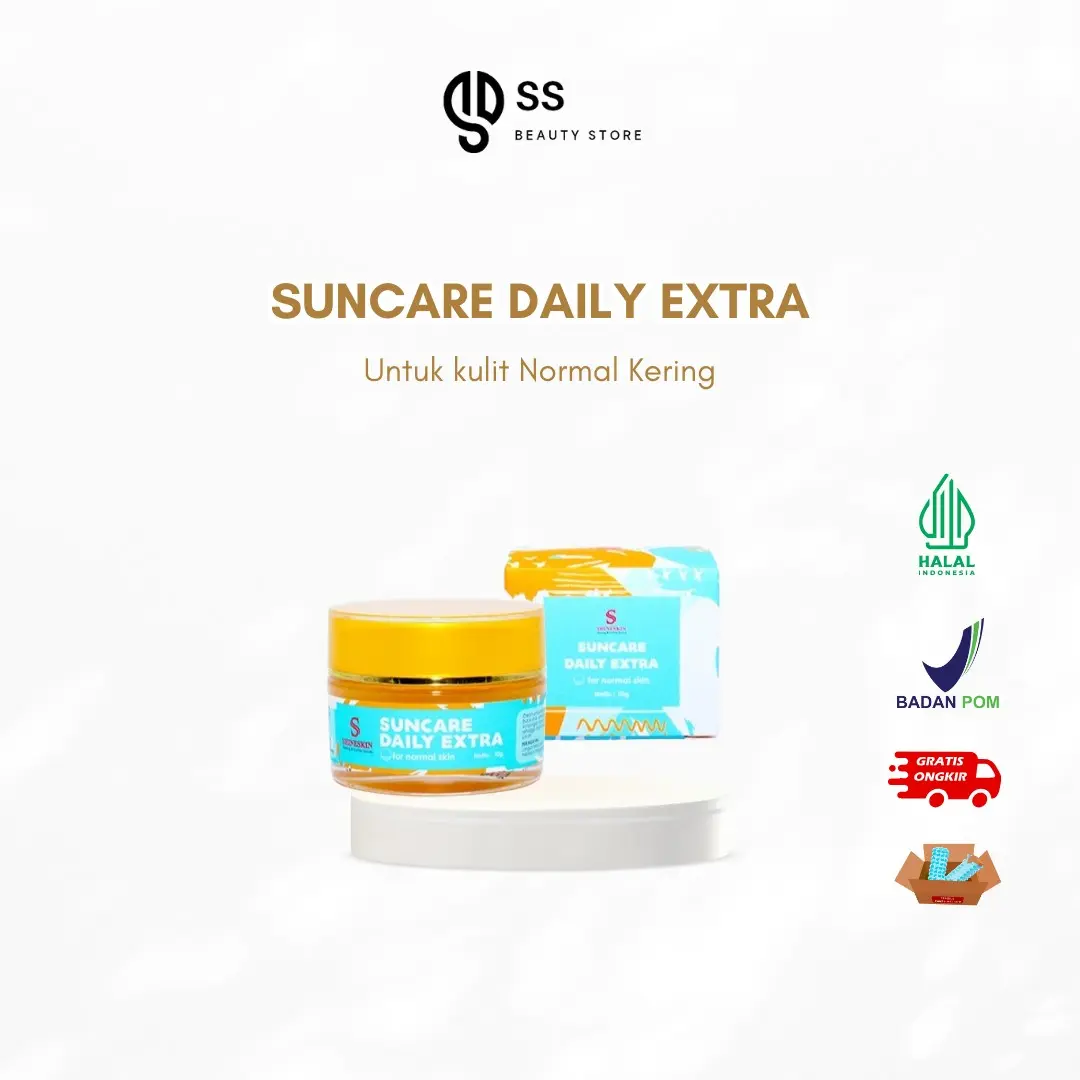 SHINESKIN SUNCARE DAILY EXTRA KULIT NORMAL KULIT KUSAM KERING
