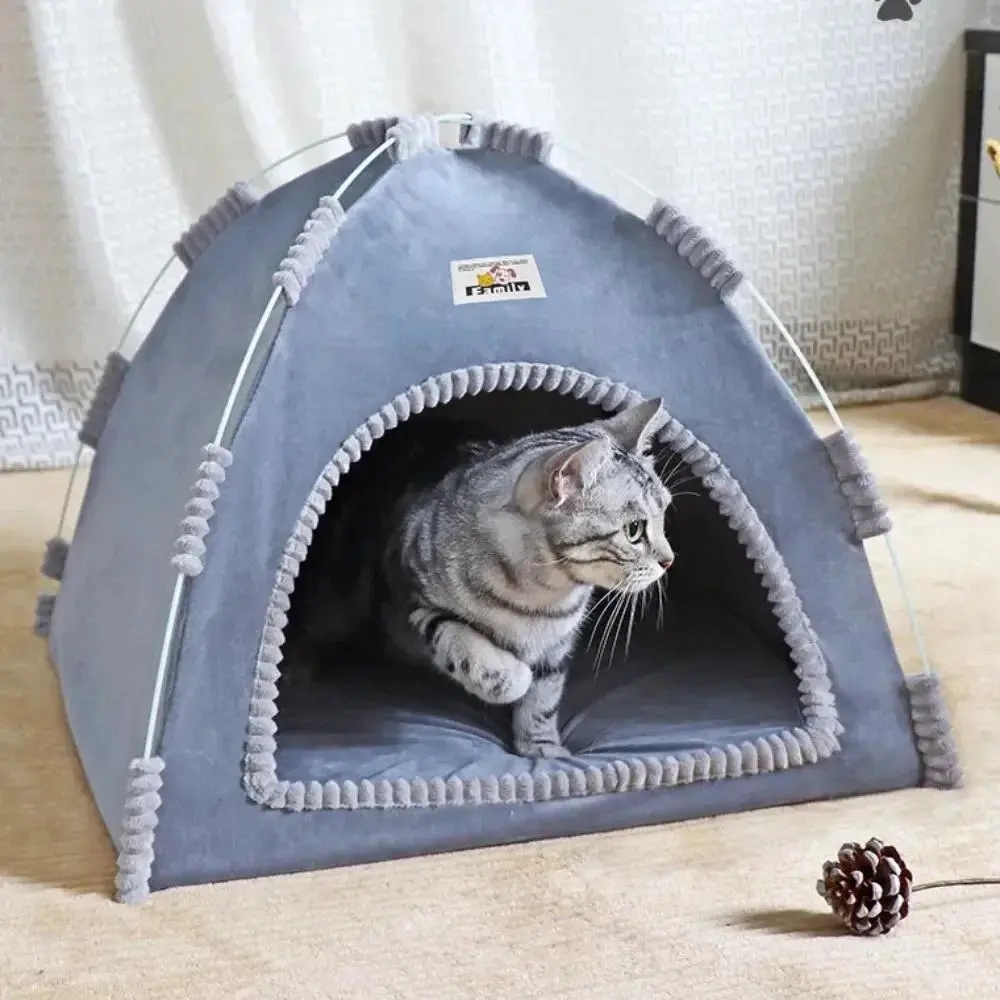 Pet Tent Cave Hut Cat Sleep House for Kitten Playpen Cage Basket Cat Nesk Kennel Small Dog House Bed Chihuahua