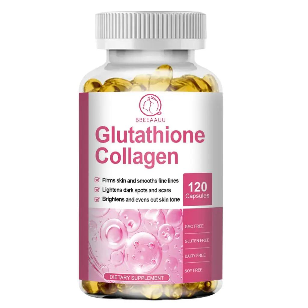 BioEmblem Glutathione Collagen Capsules Mengandung vitamin C untuk anti penuaan dan peningkatan imunitas 120 tablet - Shop
