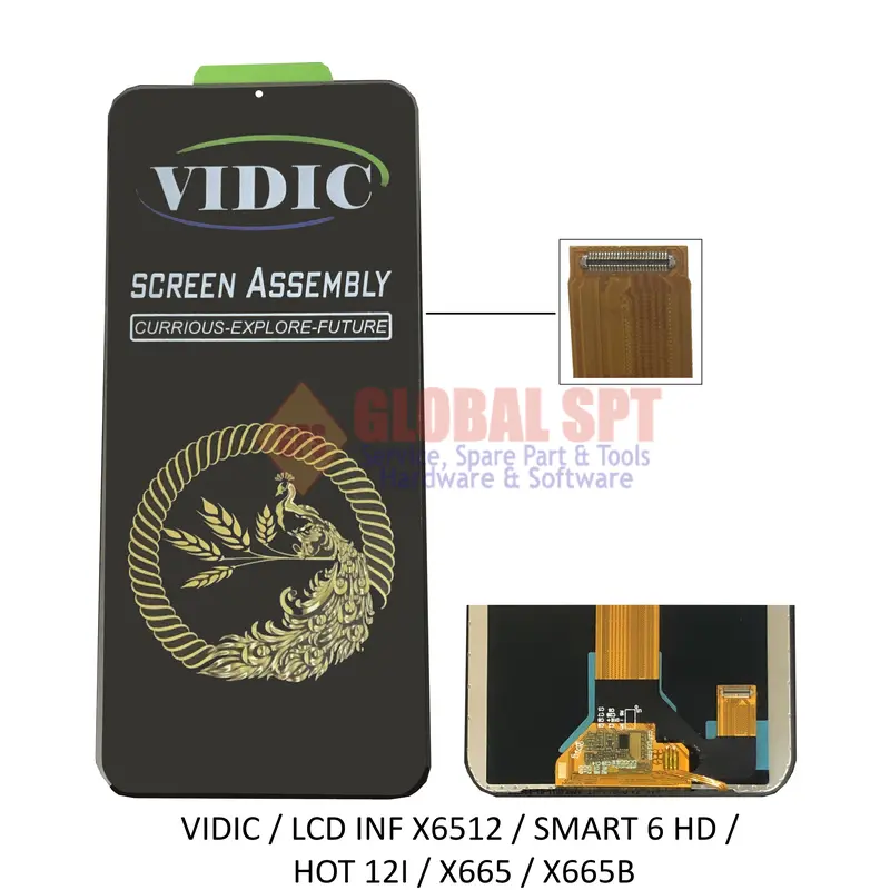 LCD TOUCHSCREEN KOMPATIBEL UNTUK INFINIX X6512 / SMART 6 HD / HOT 12I / X665 / X665B 5