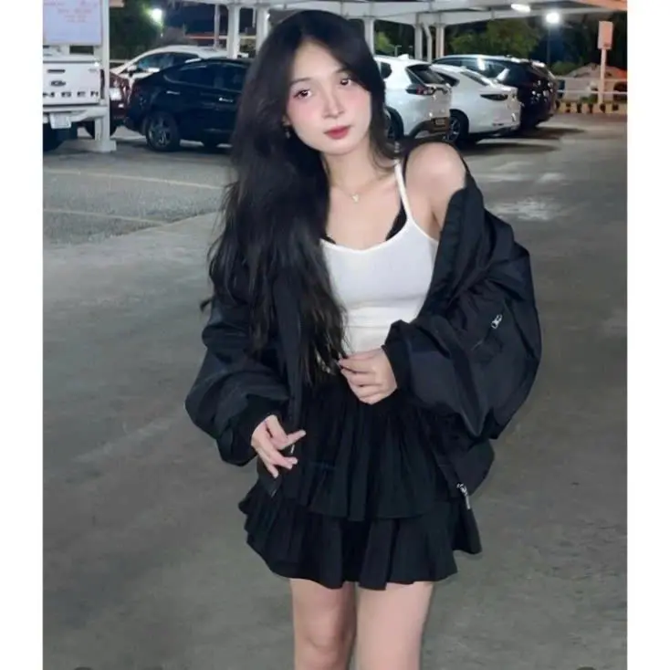 Áo Bomber Jacket Tay Nhún Nam nữ - Áo gió 2 lớp dày dặn form rộng HN75