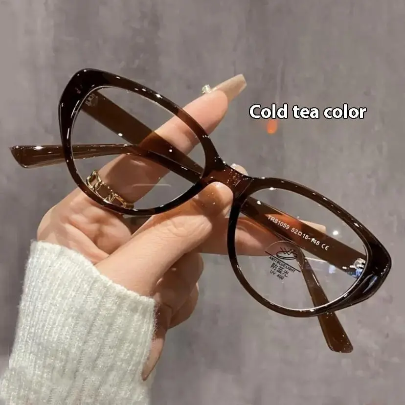 Ultra-Light Cat's Eye Frame Design Anti-Blue Light Glasses Comfortable and Durable Suitable for Reading Daily Wear