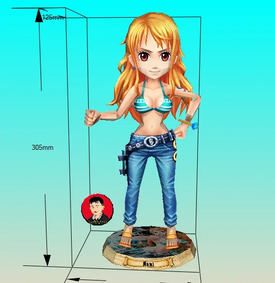 Action Figure Nami Papercraft One Piece Toys Toy
