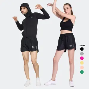 MANIAK Celana Pendek Olahraga Running Gym Fitnes Badminton Futsal Pria Wanita Uniseks Nyaman Cepat Kering Parasut Sport (PSTM-RUN)