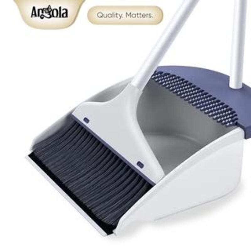 Product Introduction of ANGOLA Broom Dustpan Set D11 Set Sapu Pengki Alat Pembersih Lantai bulu gantungan karet silikon 22