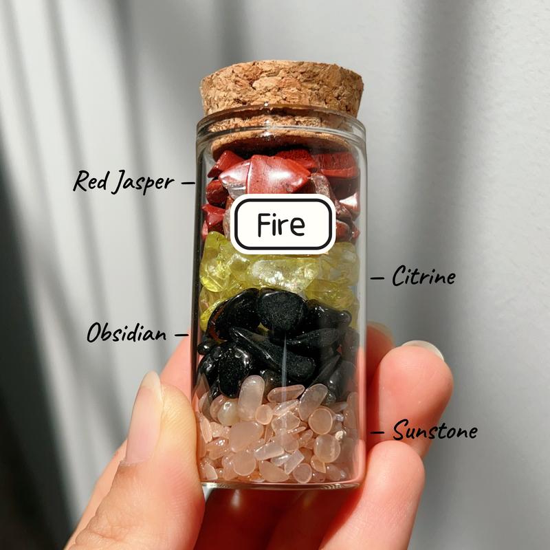 Crystal Jar For Elements - Lọ đá dành cho các nguyên tố Đất, Nước, Lửa, Khí 3
