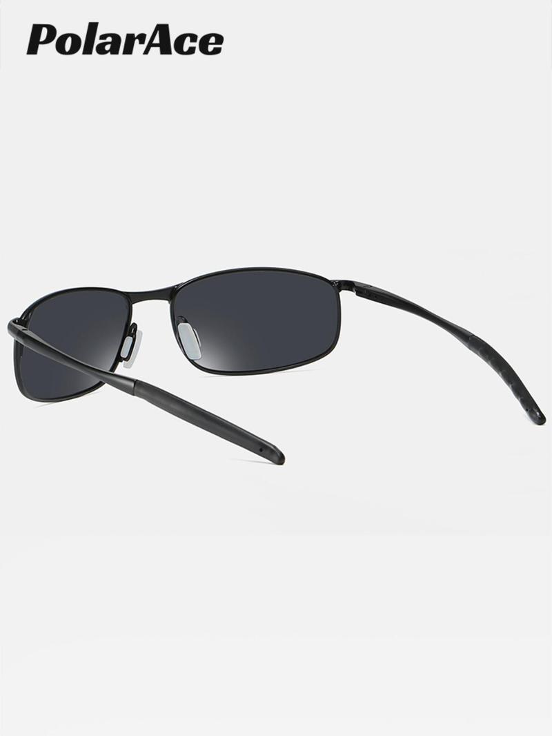 Product Introduction of Polarized Square Frame Sunglasses with Storage Case, 1 Pair Trendy Casual Sunglasses for Everyday Use, Fashion Accessories for Outdoor Activities 18