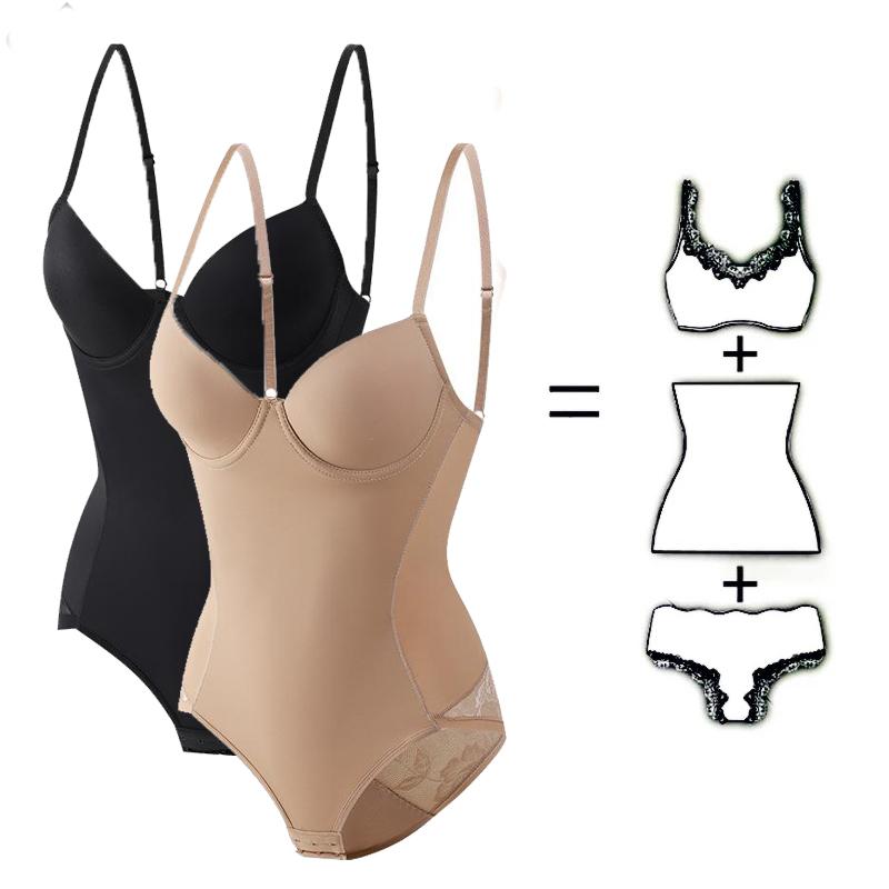 Swegmark 37450 Beautiform 80-100 B-E Women's One Piece Shapewear Body - Medium Support, Unironed