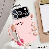 Gambar CASELIFY Luxe Glass case untuk iphone 11 12 13 14 15 16 17 air pro max plus casing Lucky smile - LUCK01LG, Iphone 11 Pro dari CASELIFY Kota Administrasi Jakarta Barat 4 Tokopedia