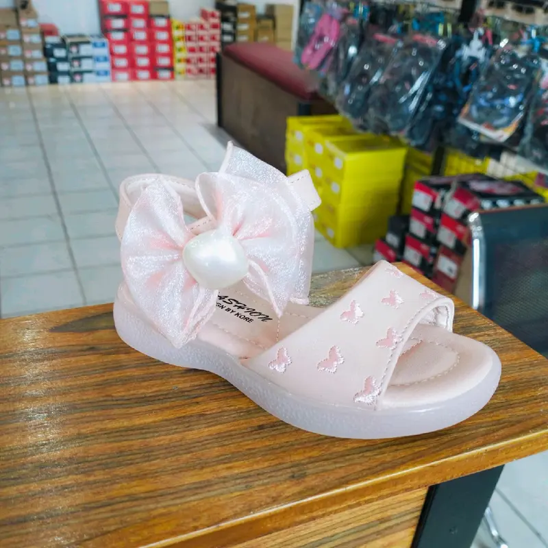sendal lampu import anak cewek 0