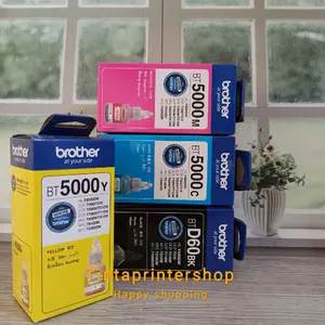 Tinta Brother BTD60K BT5000 untuk 1set/4warna ( Black, Cyan, Yellow, Magenta)