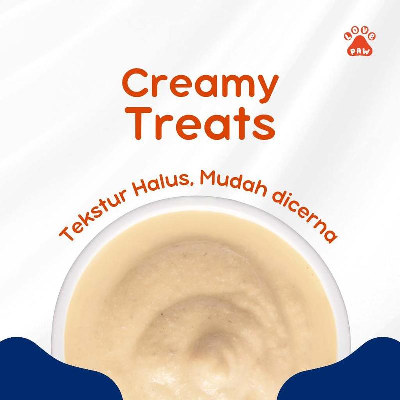 Creamy Treats 15 gr - Snack Kucing Bernutrisi - Cemilan Kucing Sehat Rasa Ayam, Tuna dan Salmon - Makanan Ringan Untuk Kucing isi 30 2