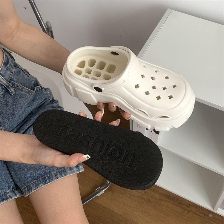 Product Introduction of Dép sục dế cao phù hợp cho cả nam và nữ, nâng chiều cao bật phong cách ,dế dày ó-8cm DéP Đế Bằng Sandal Hoa 20