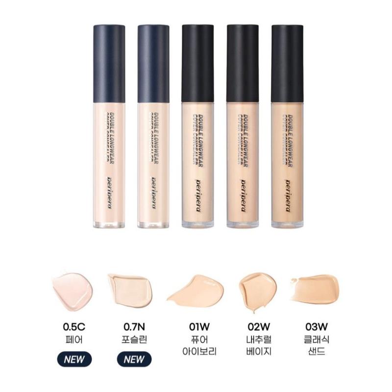 Kem Che Khuyết Điểm Peripera Double Longwear Cover Concealer 5.5g